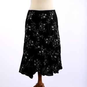 Black Knee Length Skirt